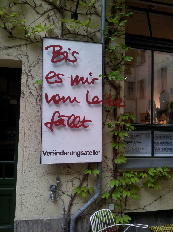 bis es mir  vom leibe fällt (c) nunette colour